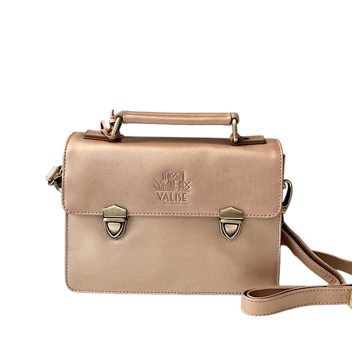 Mini サッチェル シャンパンゴールド