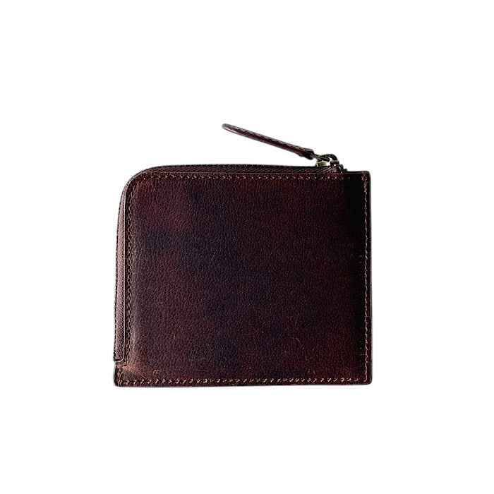 Valise coin card case antique brown