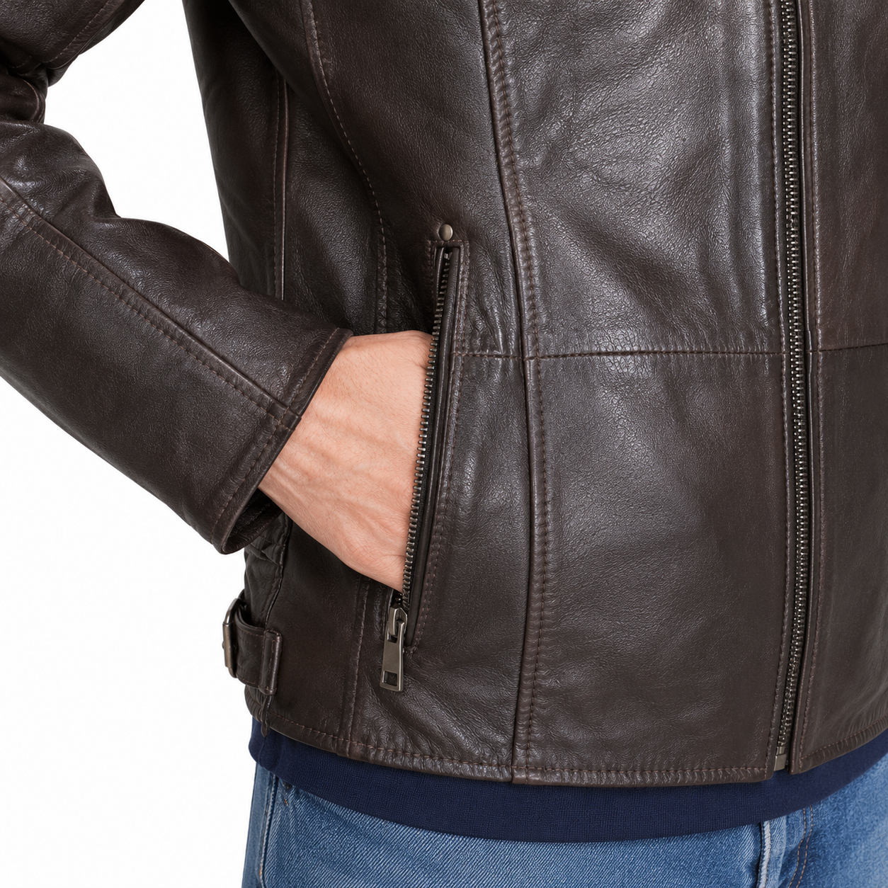 【数量限定】Ethan Brown /British Classic Leather Jacket
