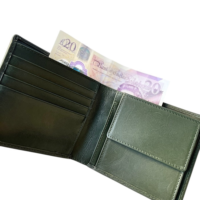 二つ折り財布VI アイリッシュグリーン