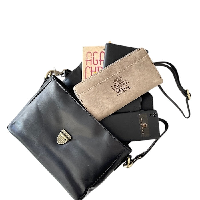 Square Satchel Sapphire Blue