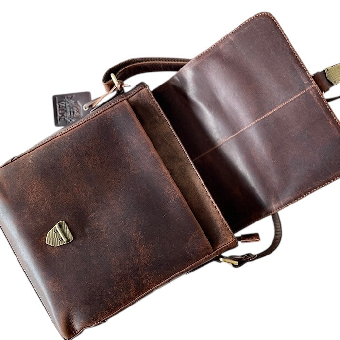 Tall Shoulder Bag S Antique Brown