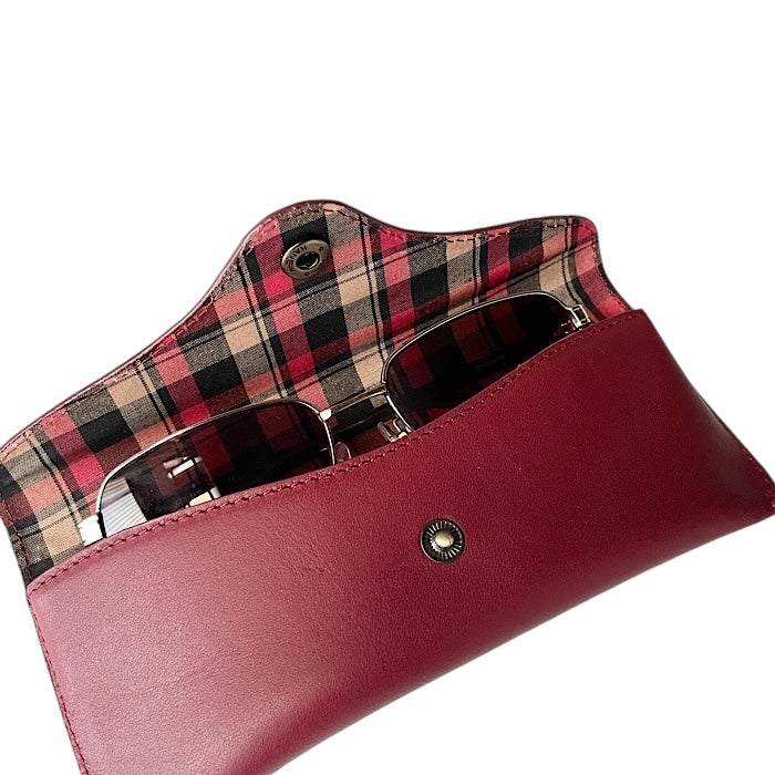 Valiseメガネケース ブラックチェリー