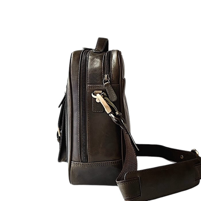 TALL ボックスサッチェル レーシンググリーン