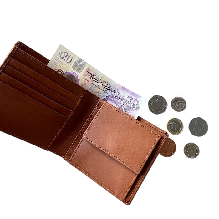 二つ折り財布VI ゴールデンタン