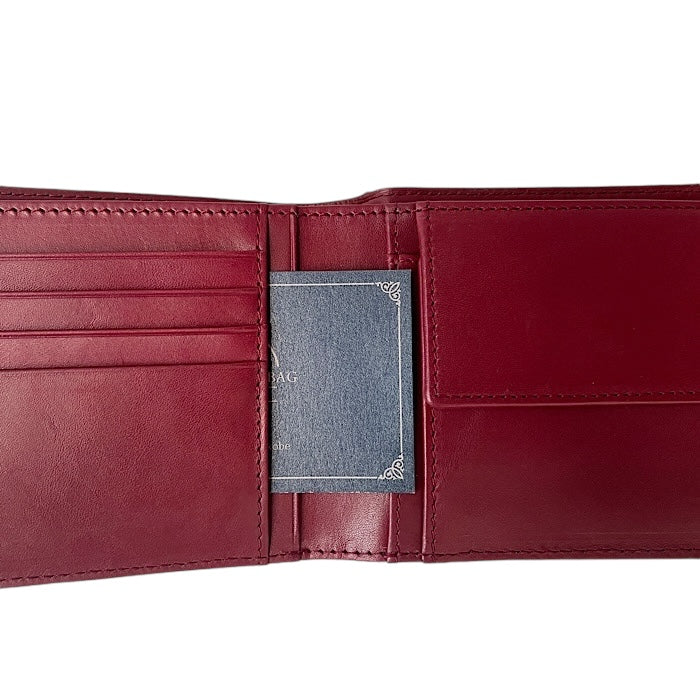 二つ折り財布VI ブラックチェリー
