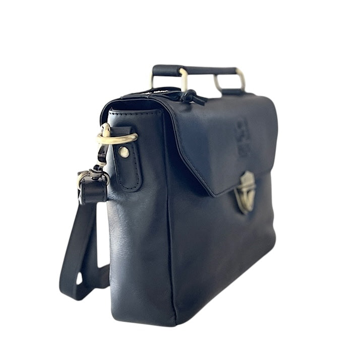 Square Satchel Sapphire Blue