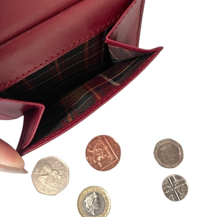 二つ折り財布VI ブラックチェリー