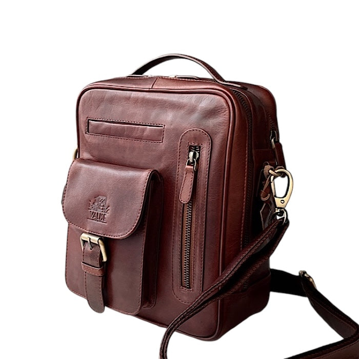 TALL ボックスサッチェル ロイヤルブラウン