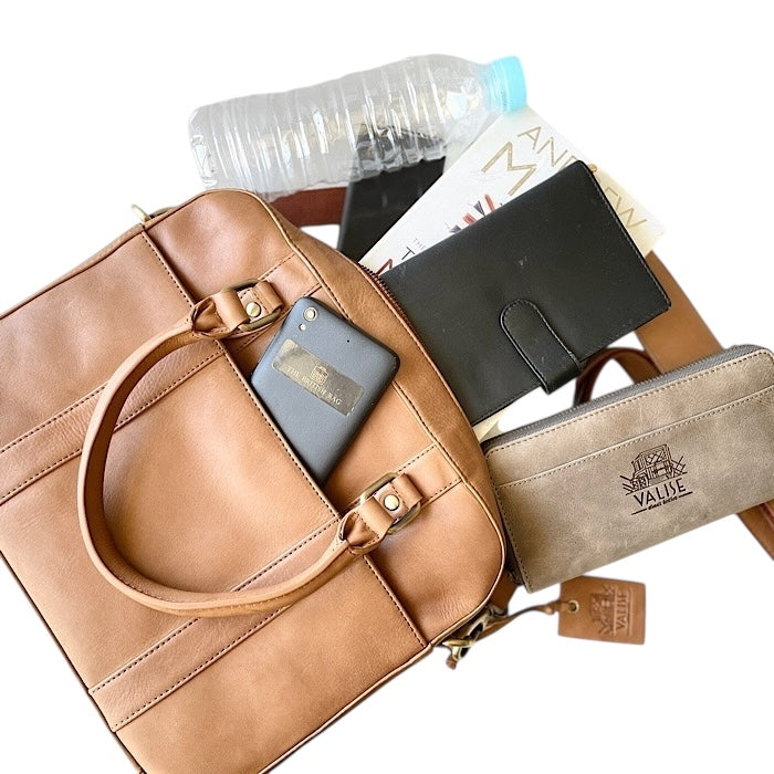 Valise Mini Business Golden Tan