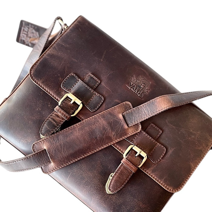 Twin Buckle Antique Brown