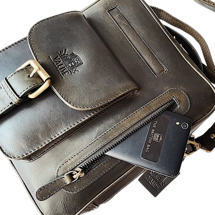 TALL ボックスサッチェル レーシンググリーン