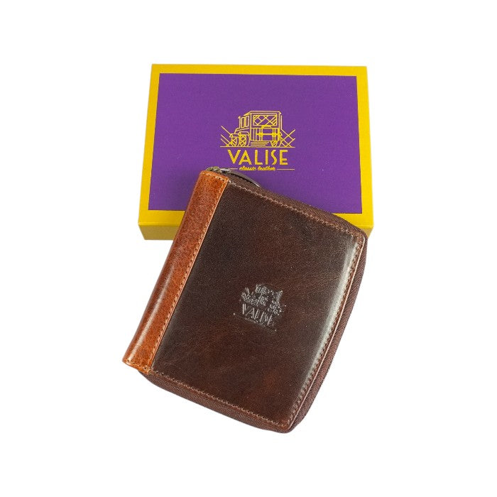 Zip Card/Note ブラウン/コニャック