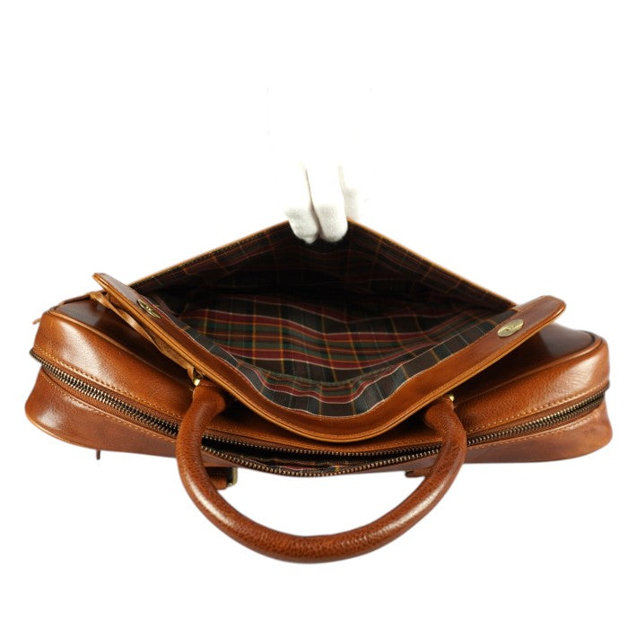 ビジネスバッグ コニャック