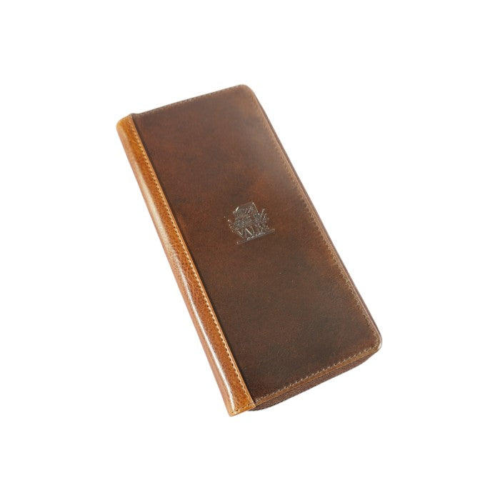 Zip Long Purse ブラウン/コニャック