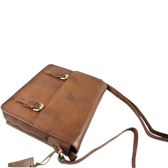 Medium サッチェル ロイヤルブラウン