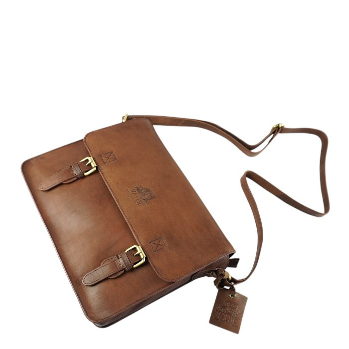 Medium サッチェル ロイヤルブラウン