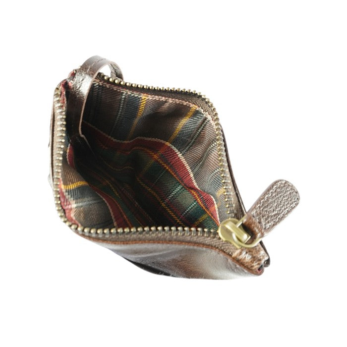 コインケース付きキーケース マホガニーブラウン