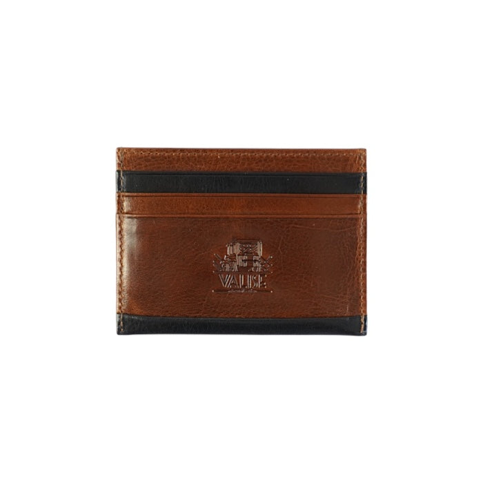 Card Holder コニャック/ネイビー