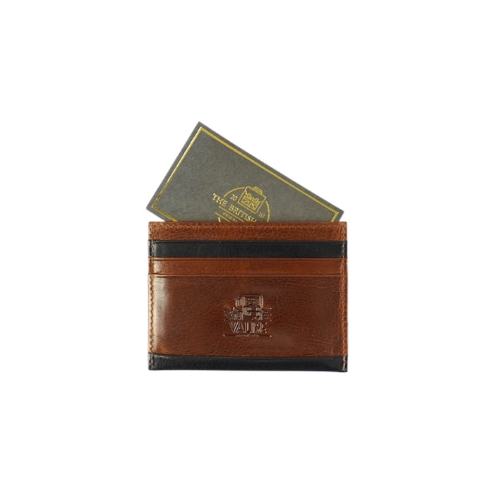 Card Holder コニャック/ネイビー