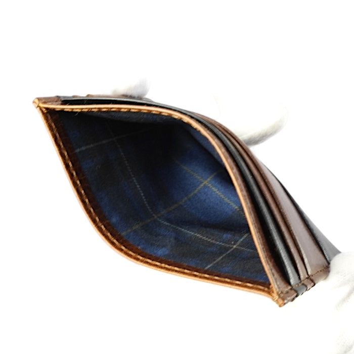 Card Holder コニャック/ネイビー