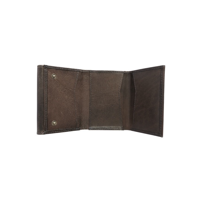 Tri-fold wallet, racing green