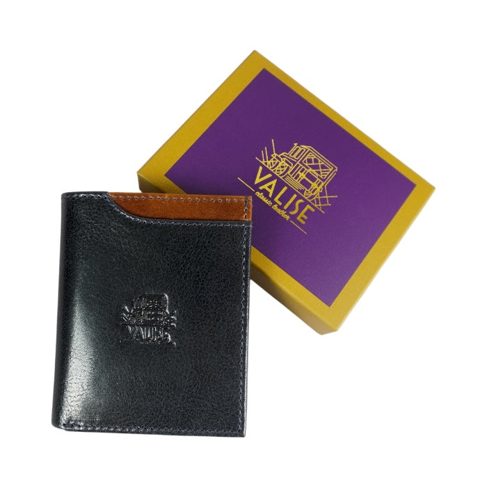 Tri-fold wallet royal brown