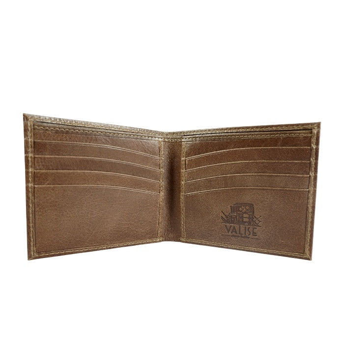 Bi-fold wallet (without coin purse) Golden Tan