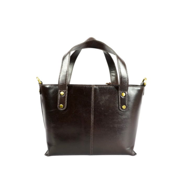 Small Tote Bag in Washed Black
