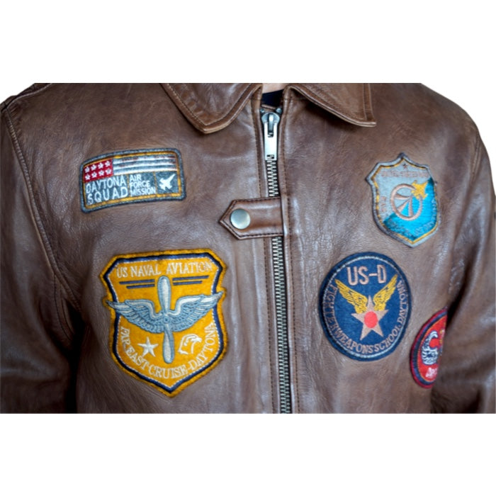 【数量限定】Air man Brown / Leather Flight Jacket