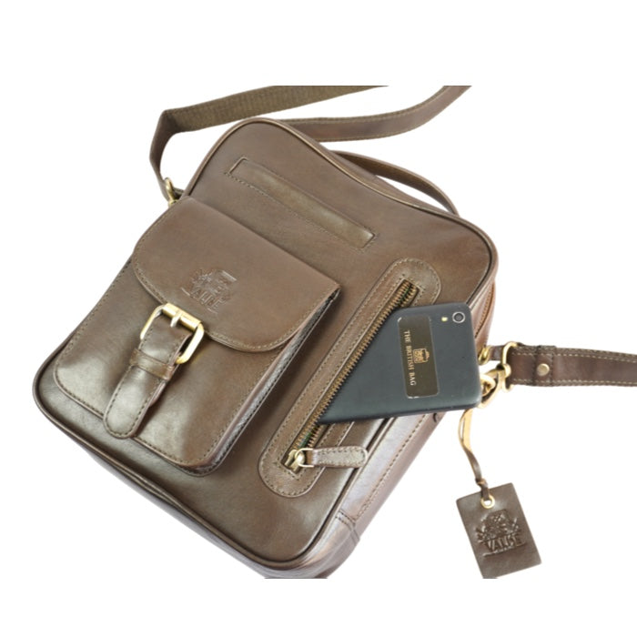 TALL Box Satchel Racing Green