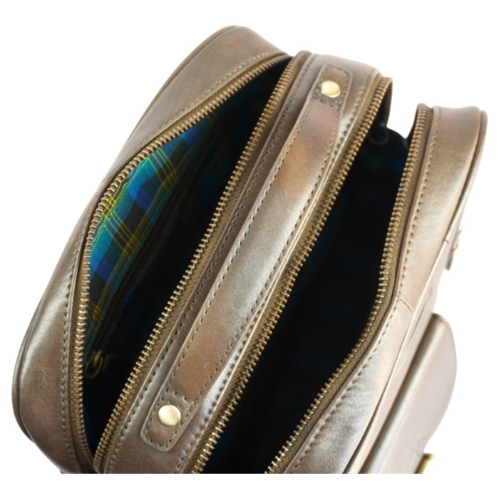 TALL Box Satchel Racing Green