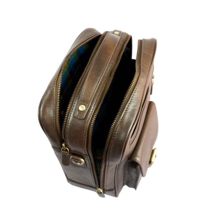 TALL Box Satchel Racing Green