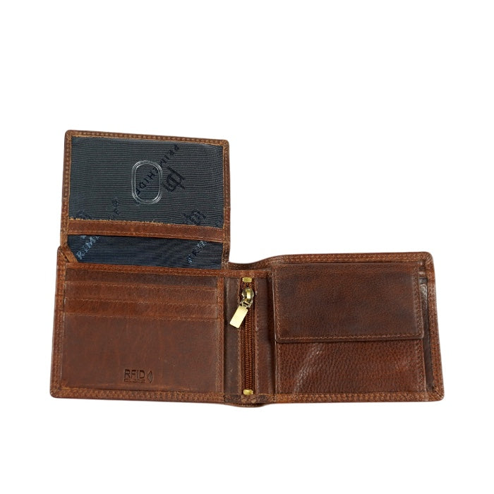 Ashwood Leather Wallet 1881 Chestnut