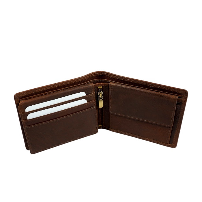 Ashwood Leather Wallet 1881 Chestnut