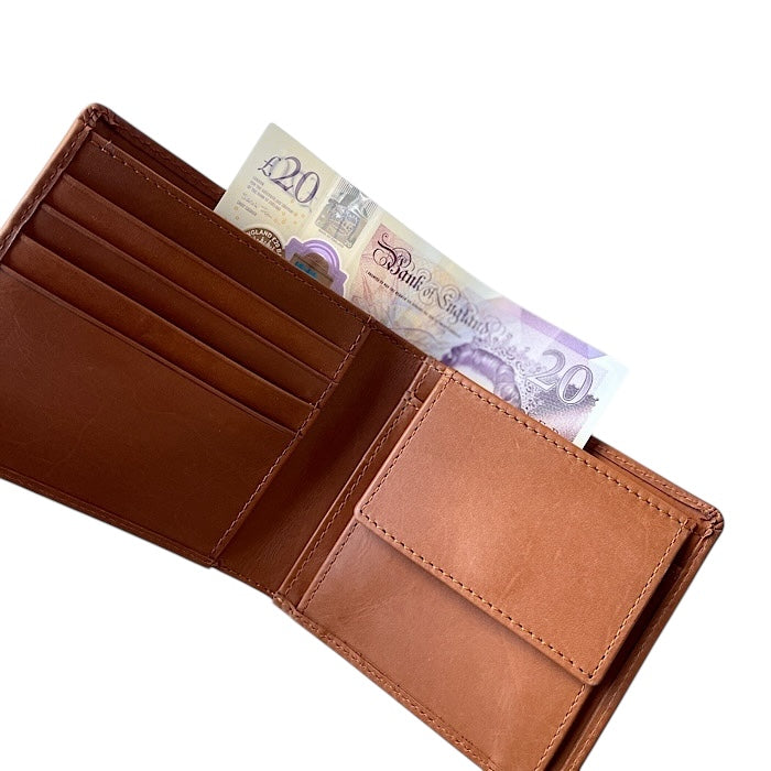 二つ折り財布VI ゴールデンタン