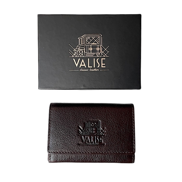 Valise名刺入れ マホガニーBuff