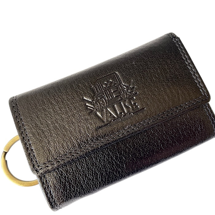 財布付きキーケースII ブラックBuff