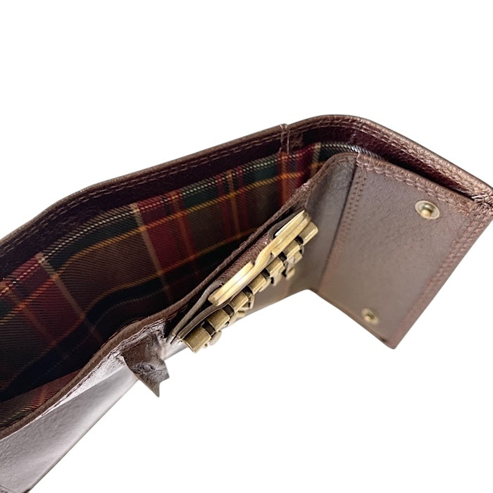 財布付きキーケースII マホガニーブラウン