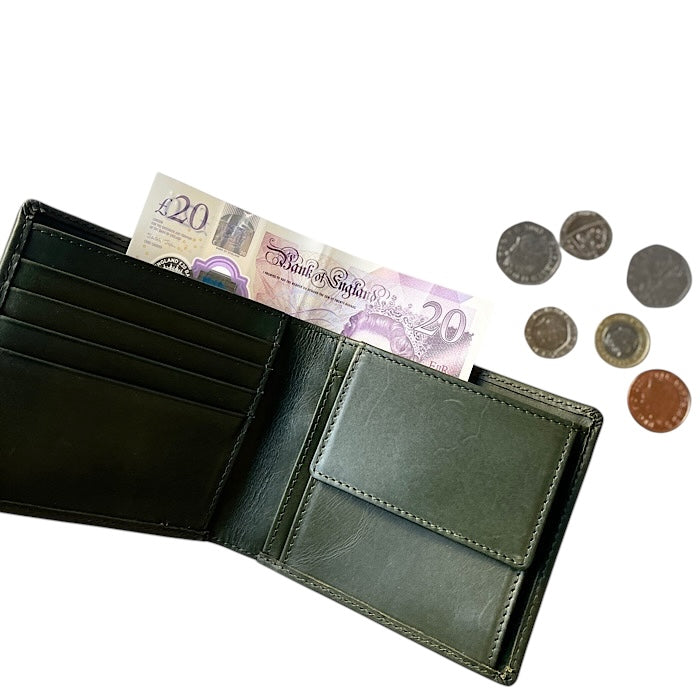 二つ折り財布VI アイリッシュグリーン