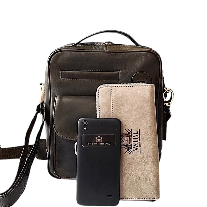 TALL ボックスサッチェル レーシンググリーン