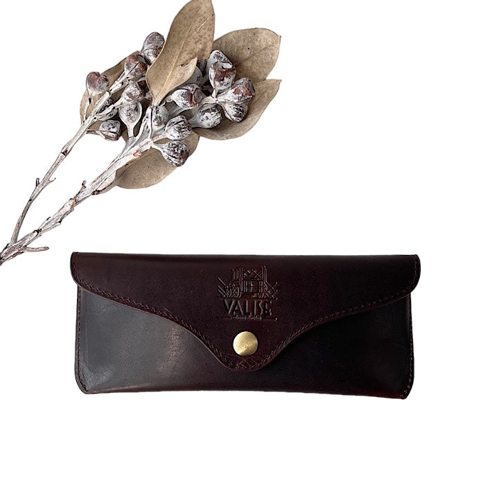 Valiseメガネケース アンティークブラウン