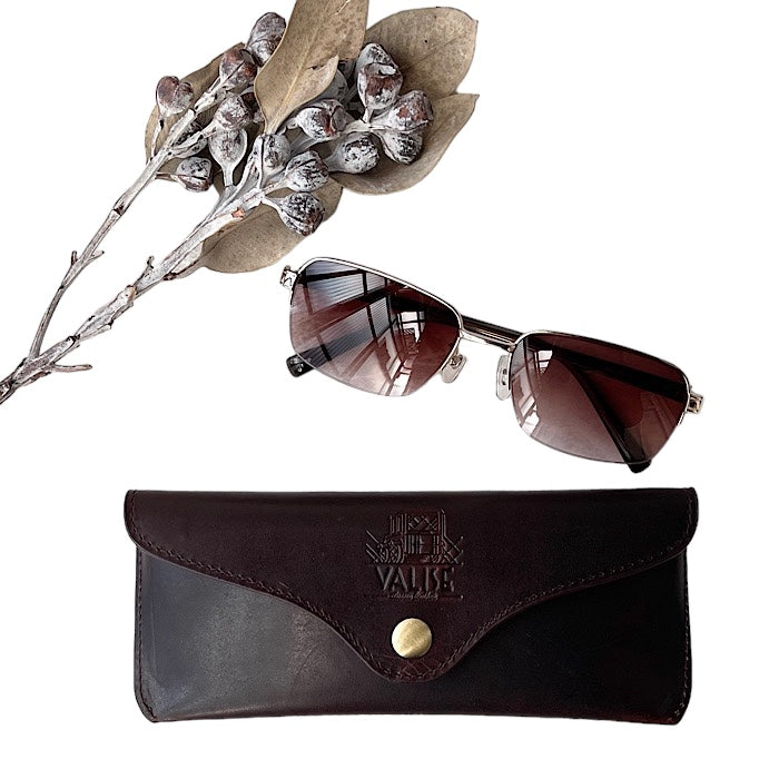 Valiseメガネケース アンティークブラウン