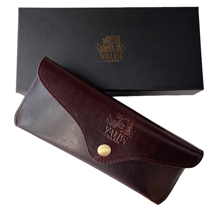 Valiseメガネケース アンティークブラウン