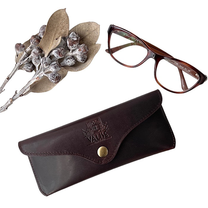 Valiseメガネケース アンティークブラウン