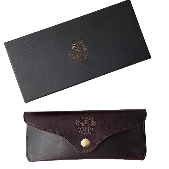 Valiseメガネケース アンティークブラウン