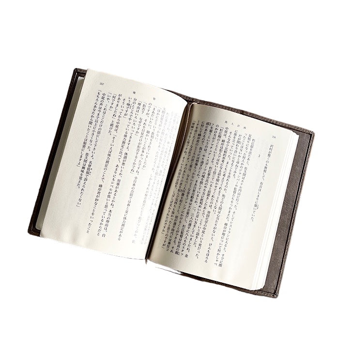 【数量限定】Valiseブックカバー スモーキーグレイ