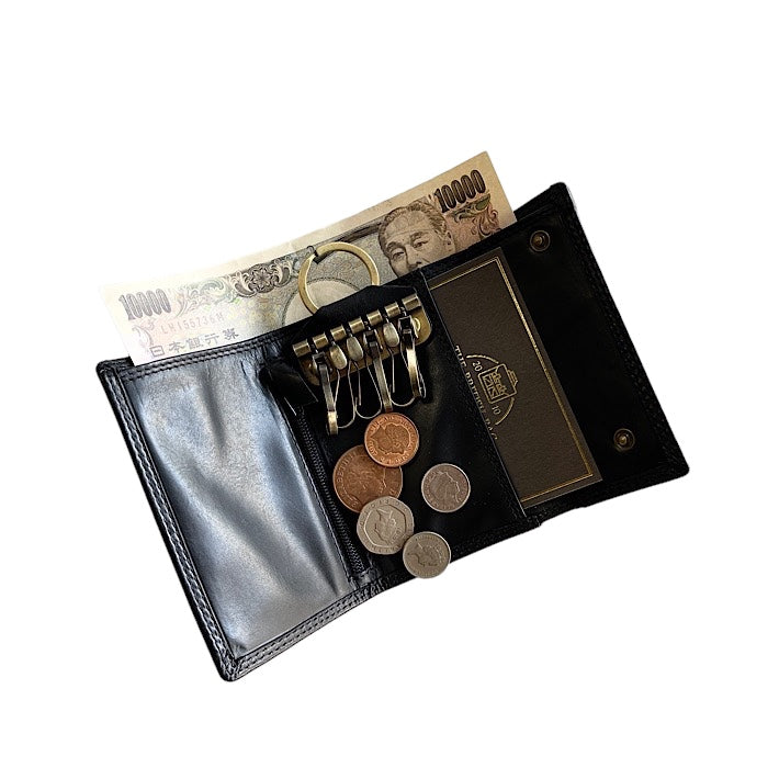 財布付きキーケースII イートンブラック