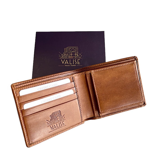 二つ折り財布 ゴールデンタン