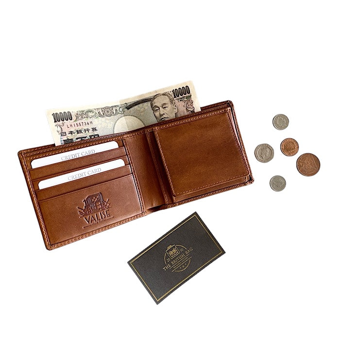 二つ折り財布 ゴールデンタン